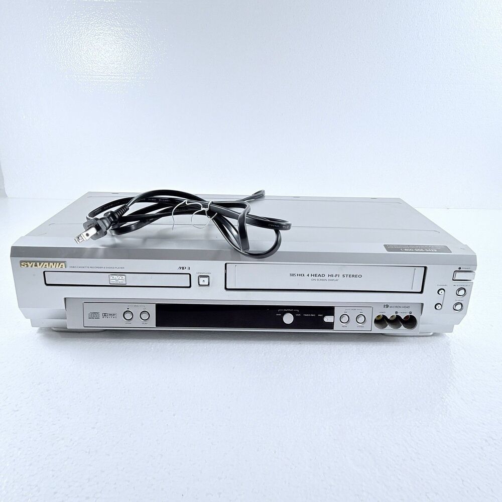 Sylvania SSD803 VCR DVD Combo Player VCR NEEDS REPAIR / PARTS ONLY - AS IS